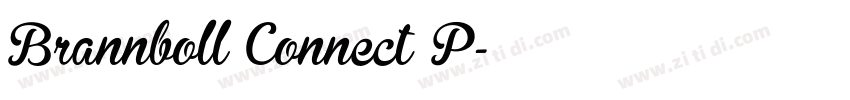 Brannboll Connect P字体转换
